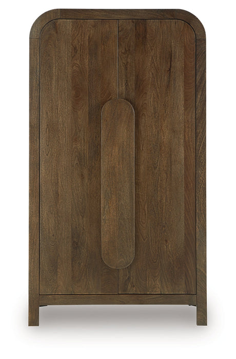 Thoren Medium Brown Accent Cabinet by Ashley at Eve Furniture