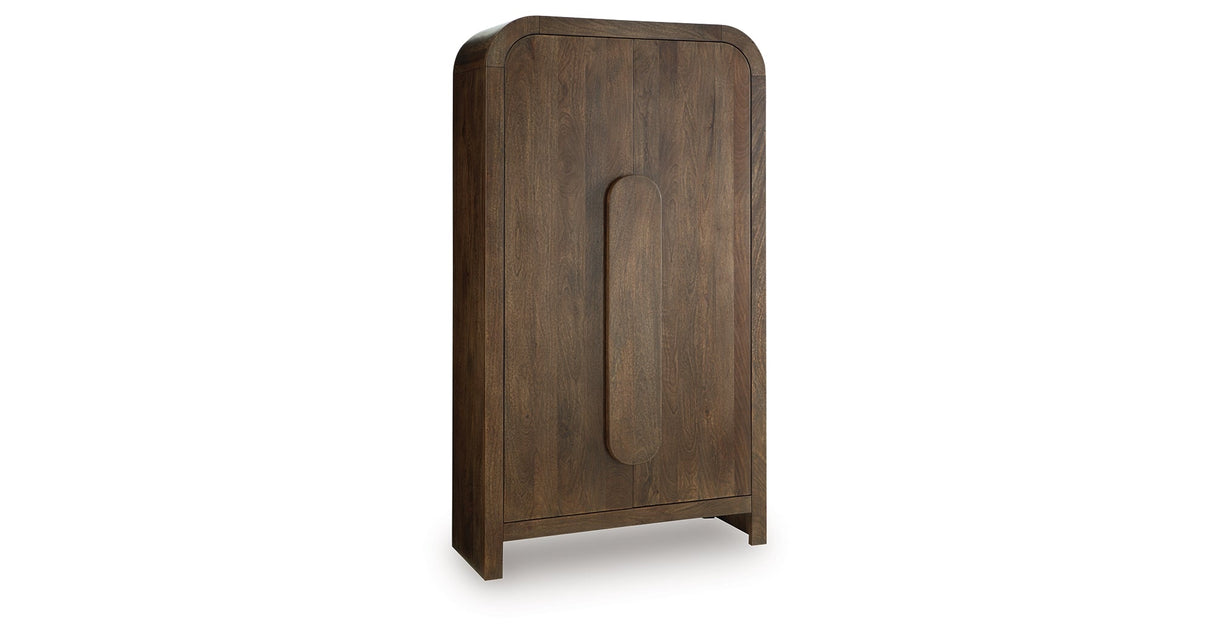 Thoren Medium Brown Accent Cabinet by ASHLEY FURNITURE at Eve Furniture