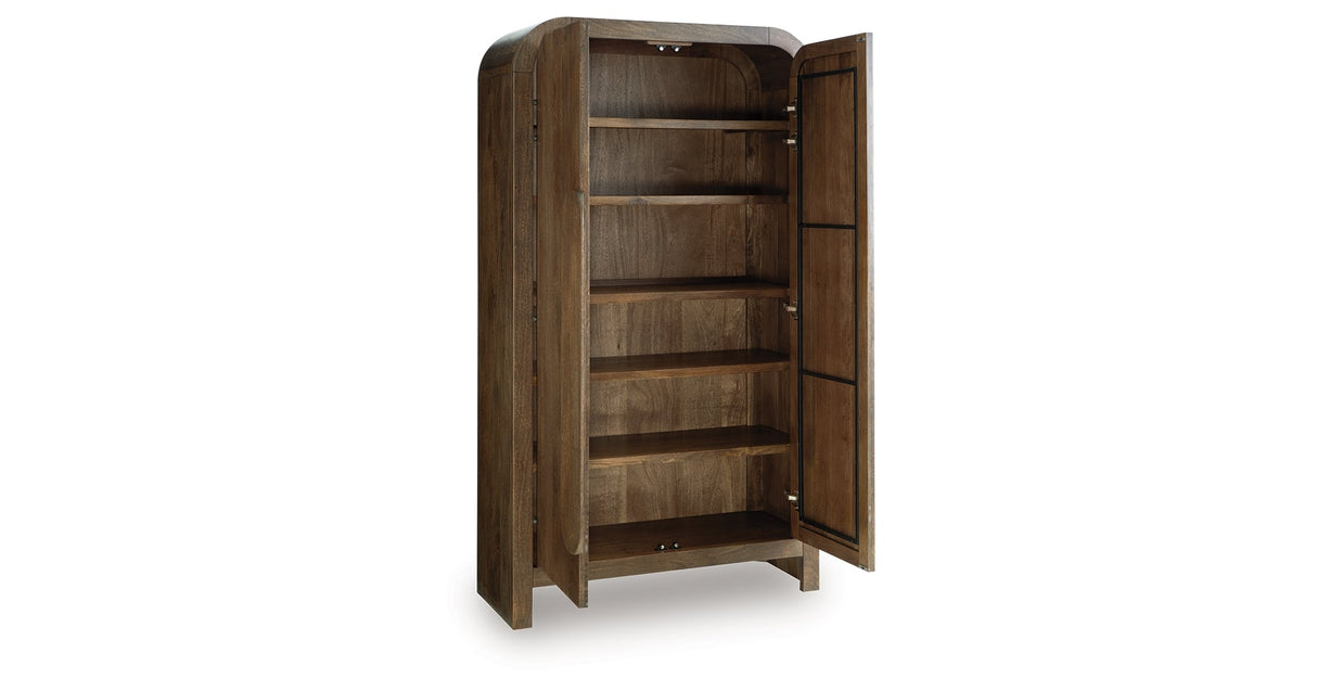 Thoren Medium Brown Accent Cabinet by ASHLEY FURNITURE at Eve Furniture