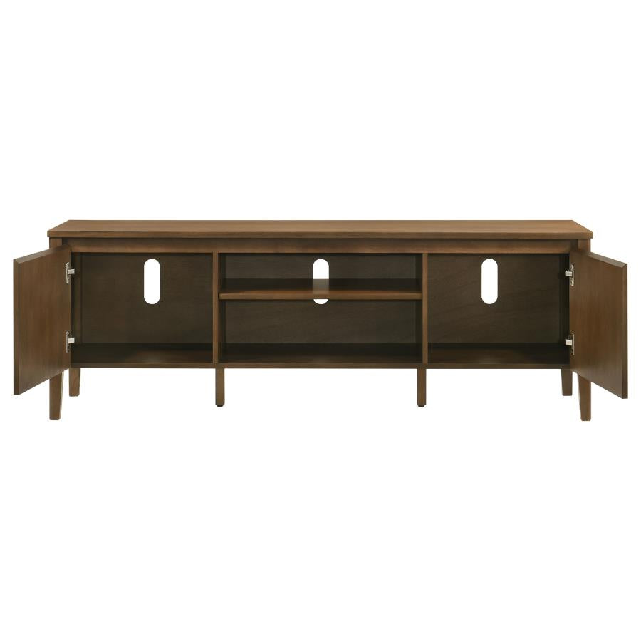Thori Dark Brown 63-inch 2-door TV Stand Media Console