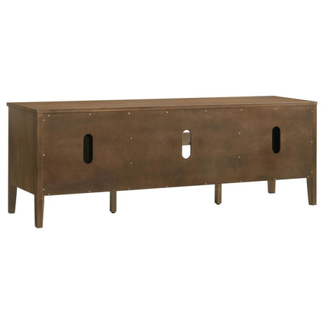 Thori Dark Brown 63-inch 2-door TV Stand Media Console by Coaster at Eve Furniture