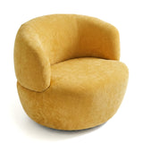 Thornton Gold Chenille Swivel Chair by Ashcroft Furniture at Eve Furniture