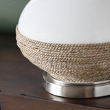 Thornwood White/Natural Table Lamp by Crestview at Eve Furniture