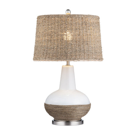 Thornwood White/Natural Table Lamp by Crestview at Eve Furniture