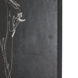 Thoroughbred Dark III by Mercana Studio a Hand Embellished Textured Canvas by Mercana at Eve Furniture