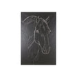 Thoroughbred Dark III by Mercana Studio a Hand Embellished Textured Canvas by Mercana at Eve Furniture