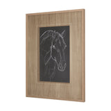 Thoroughbred Dark III by Mercana Studio Hand Embellished Textured Framed Art Print Matted under Glas by Mercana at Eve Furniture