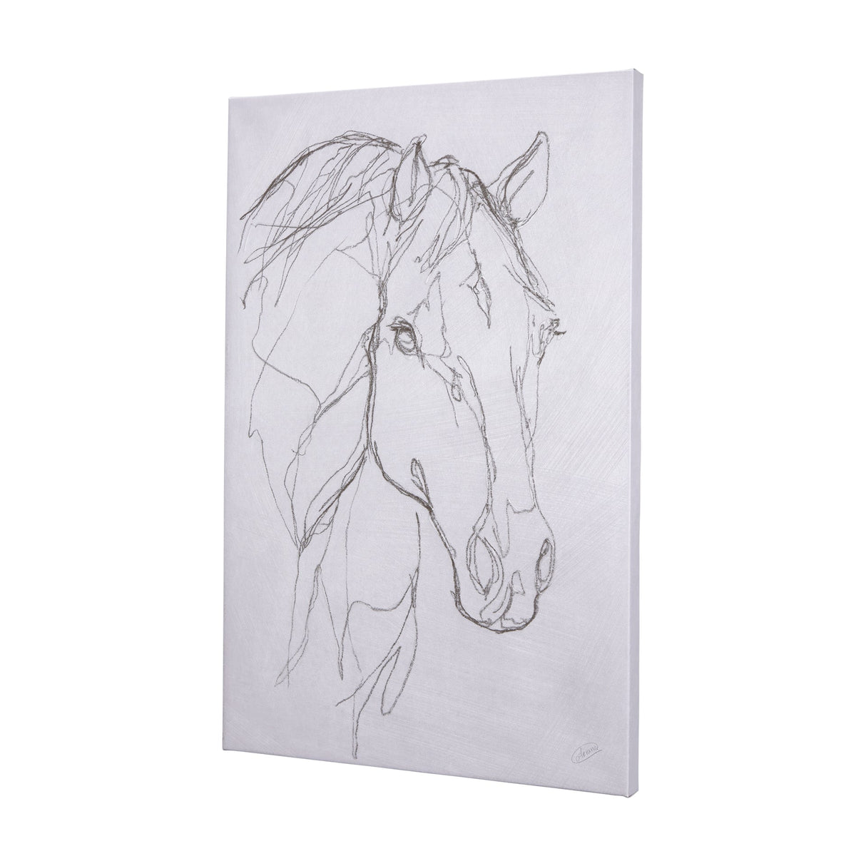 Thoroughbred III by Mercana Studio a Hand Embellished Textured Canvas by Mercana at Eve Furniture