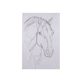 Thoroughbred III by Mercana Studio a Hand Embellished Textured Canvas by Mercana at Eve Furniture