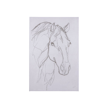 Thoroughbred III by Mercana Studio a Hand Embellished Textured Canvas by Mercana at Eve Furniture