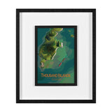 Thousand Islands GO (M) by Mercana Studio Framed Artwork Matted under Glass by Mercana at Eve Furniture