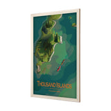 Thousand Islands GO (XL) by Mercana Studio Framed Artwork Matted under Glass by Mercana at Eve Furniture