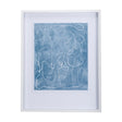 Thread Blue I by Mercana Studio a Hand Embellished Textured Framed Art Print Matted under Glass by Mercana at Eve Furniture