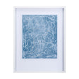 Thread Blue III by Mercana Studio a Hand Embellished Textured Framed Art Print Matted under Glass by Mercana at Eve Furniture