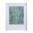 Thread Green III by Mercana Studio a Hand Embellished Textured Framed Art Print Matted under Glass by Mercana at Eve Furniture