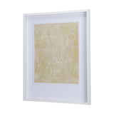 Thread Yellow I by Mercana Studio a Hand Embellished Textured Framed Art Print Matted under Glass by Mercana at Eve Furniture