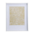 Thread Yellow II by Mercana Studio a Hand Embellished Textured Framed Art Print Matted under Glass by Mercana at Eve Furniture
