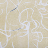 Thread Yellow III by Mercana Studio a Hand Embellished Textured Framed Art Print Matted under Glass by Mercana at Eve Furniture