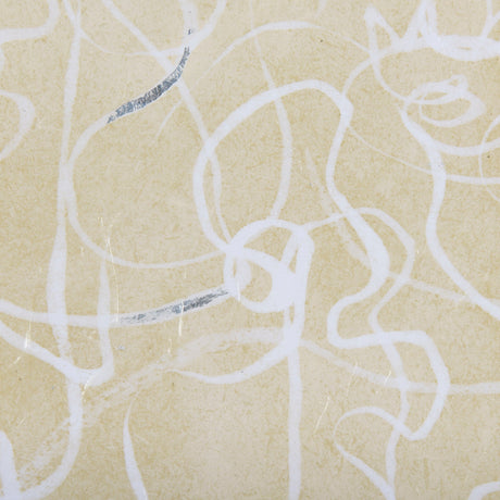 Thread Yellow III by Mercana Studio a Hand Embellished Textured Framed Art Print Matted under Glass by Mercana at Eve Furniture