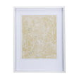 Thread Yellow III by Mercana Studio a Hand Embellished Textured Framed Art Print Matted under Glass by Mercana at Eve Furniture