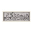 Three Buddies by Mercana Studio a Hand Embellished Textured Framed Art Print Matted under Glass by Mercana at Eve Furniture