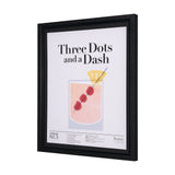 Three Dots and a Dash by Mercana Studio a Hand Embellished Textured Framed Art Print under Glass by Mercana at Eve Furniture