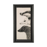 Three is a Crowd I by Mercana Studio a Hand Embellished Textured Framed Art Print Matted under Glass by Mercana at Eve Furniture
