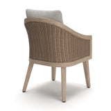 Thunder Trails Light Gray/Beige Outdoor Arm Chair, Set of 2 by Ashley at Eve Furniture