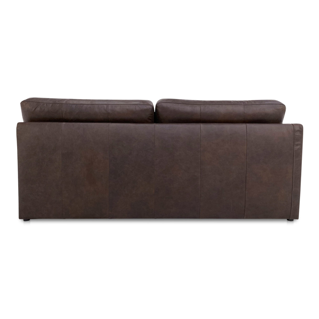 Thurlow Espresso Brown Leather Left Arm Facing Sofa by MOES at Eve Furniture