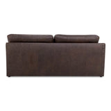 Thurlow Espresso Brown Leather Left Arm Facing Sofa by MOES at Eve Furniture