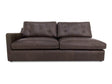 Thurlow Espresso Brown Leather Left Arm Facing Sofa by MOES at Eve Furniture