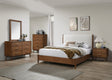 Thusis Walnut/Beige Full Bed by Furniture of America at Eve Furniture