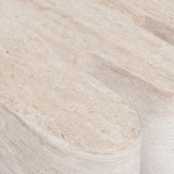 Thyme Faux Travertine Indoor/Outdoor Concrete Side Table by TOV Furniture at Eve Furniture