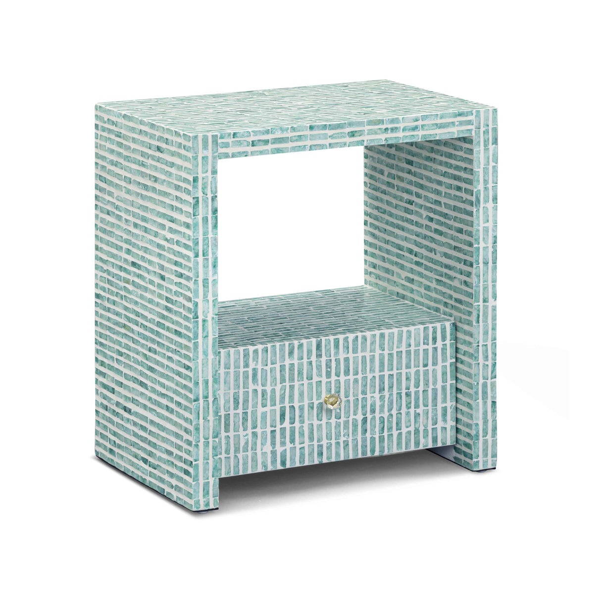 Tia 20" Mother of Pearl Nightstand by TOV Furniture at Eve Furniture