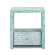 Tia 20" Mother of Pearl Nightstand by TOV Furniture at Eve Furniture