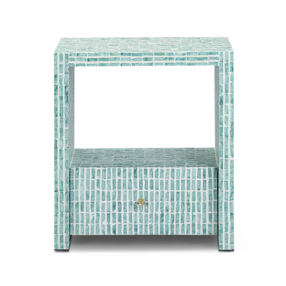Tia 20" Mother of Pearl Nightstand by TOV Furniture at Eve Furniture