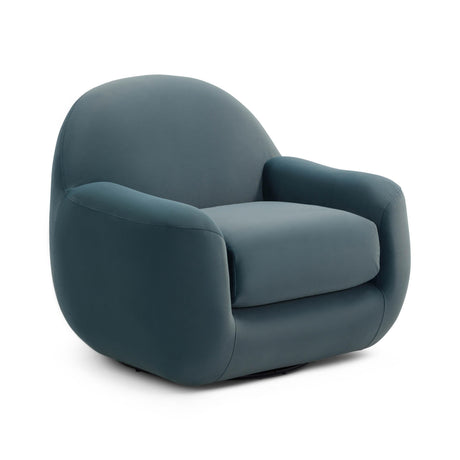 Tiago Performance Velvet Swivel Accent Chair by TOV Furniture at Eve Furniture