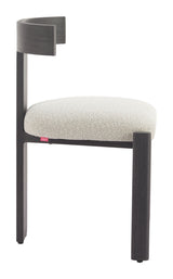 Tiana Black & Beige Outdoor Dining Chair by Zuomod at Eve Furniture