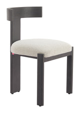 Tiana Black & Beige Outdoor Dining Chair by Zuomod at Eve Furniture