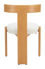 Tiana Natural & Beige Outdoor Dining Chair by Zuomod at Eve Furniture