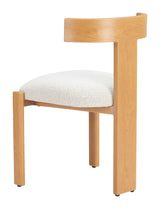Tiana Natural & Beige Outdoor Dining Chair by Zuomod at Eve Furniture