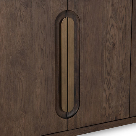Tiber 4 Door Buffet - Toasted Brown by Classic Home at Eve Furniture