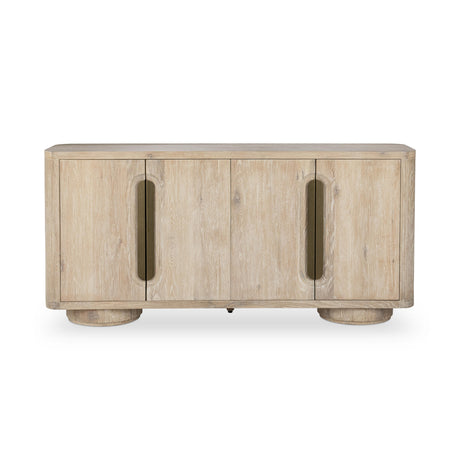 Tiber Cream Washed 4 Door Buffet by Classic Home at Eve Furniture