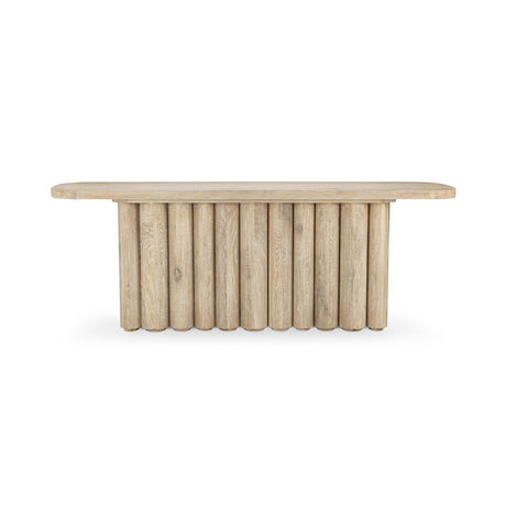 Tiber Cream Washed 90" Console Table by Classic Home at Eve Furniture