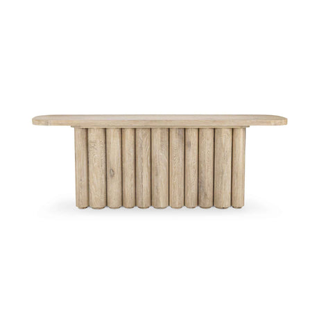 Tiber Console Table - Cream Washed by Classic Home at Eve Furniture
