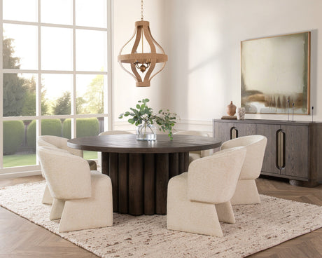 Tiber Cream Washed Dining Table by Classic Home at Eve Furniture