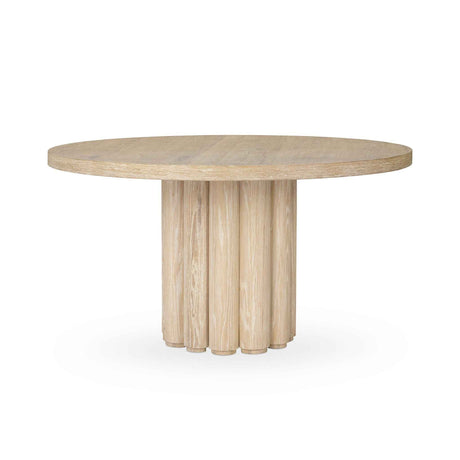Tiber Cream Washed Dining Table by Classic Home at Eve Furniture