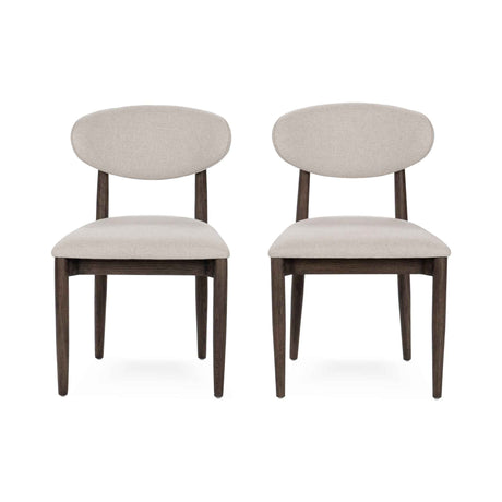 Tiber Dining Chair Set of 2 - Toasted Brown by Classic Home at Eve Furniture