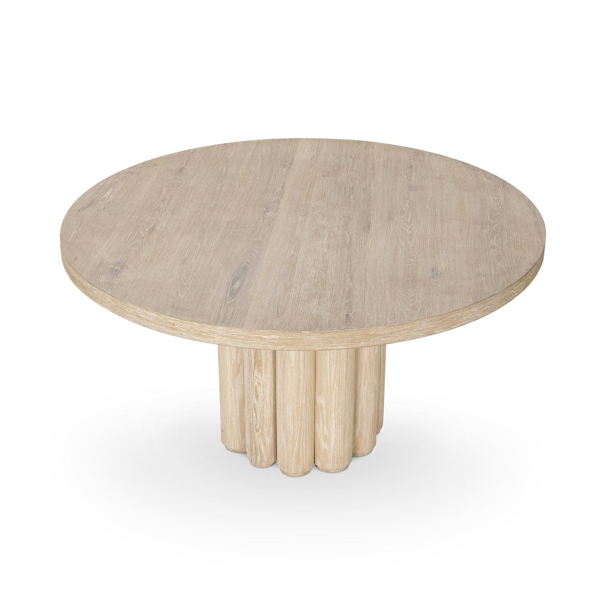 Tiber Dining Table - Cream Washed by Classic Home at Eve Furniture