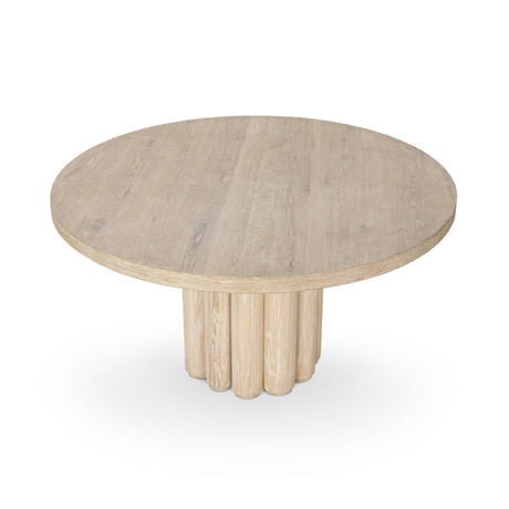 Tiber Dining Table - Cream Washed by Classic Home at Eve Furniture